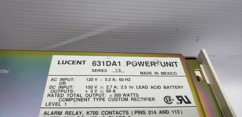 Avaya Lucent 631DA1 Power Unit / READ #