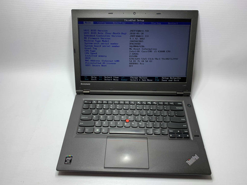 Lenovo L440 with i5-4300M CPU 8GB RAM & 500GB HDD Storage  -