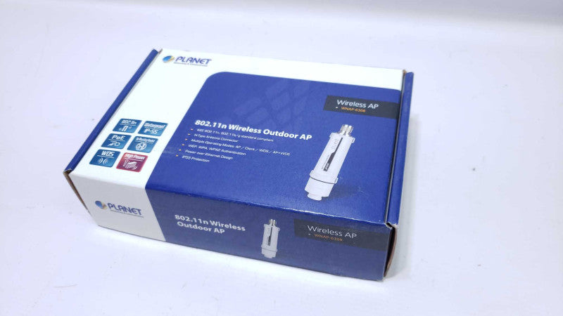 NEW Planet WNAP-6308 Wireless 802.11n, 802.11b/g Outdoor AP, Client, 2.4GHz [