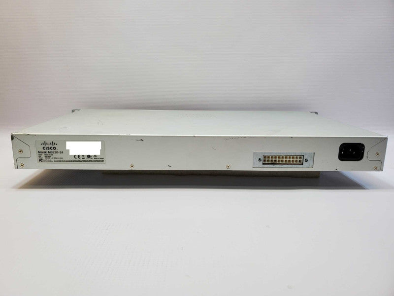 Cisco Meraki MS220-24-HW Cloud Managed L2 24-Port Gb Switch *Unclaimed* (