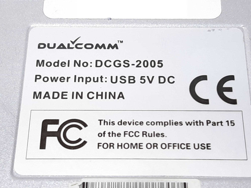 DUALCOMM DCGS-2005 5-Port 10/100/1000 BASE-T Gigabit Ethernet Switch +