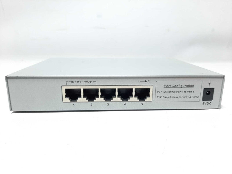DUALCOMM DCGS-2005 5-Port 10/100/1000 BASE-T Gigabit Ethernet Switch +