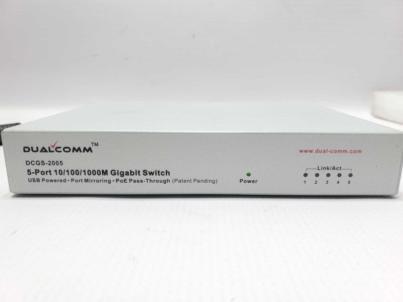 Dualcomm DCGS-2005 5-Port 10/100/1000M Gigabit Switch _