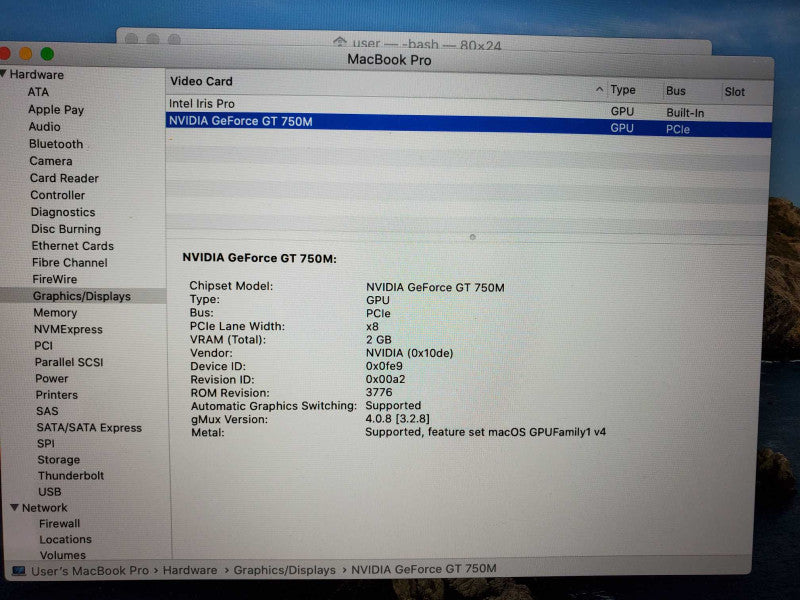 Macbook Pro 2013 15\\" Retina Core i7-4960HQ @ 2.6 GHz 16GB Ram 500GB SSD (