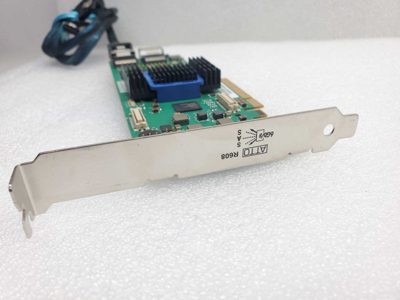 ATTO R608 8-Port Internal 6 Gbps SAS/SATA RAID Adapter, w/ 1x cable _