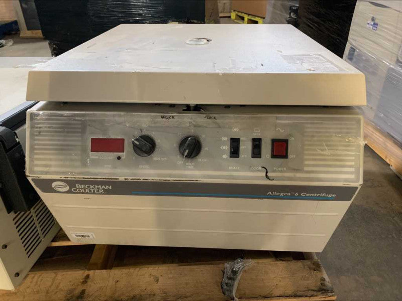 Beckman Allegra 6 Centrifuge with Rotor & Buckets  $