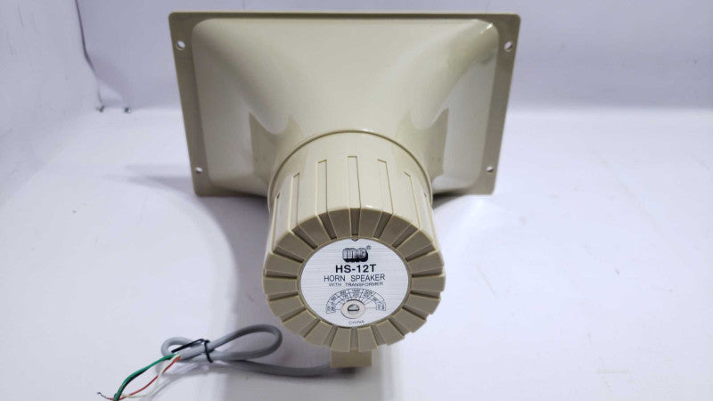 MG Electronics HS-12T Paging/Talkback Horn Speaker MW0 [