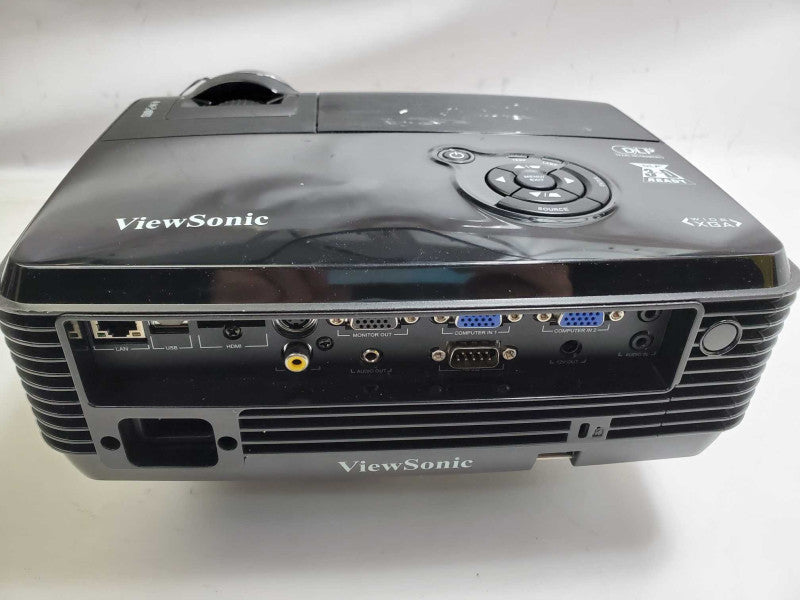 ViewSonic PJD6531w DLP Projector 40hs used  For Parts Or repair )