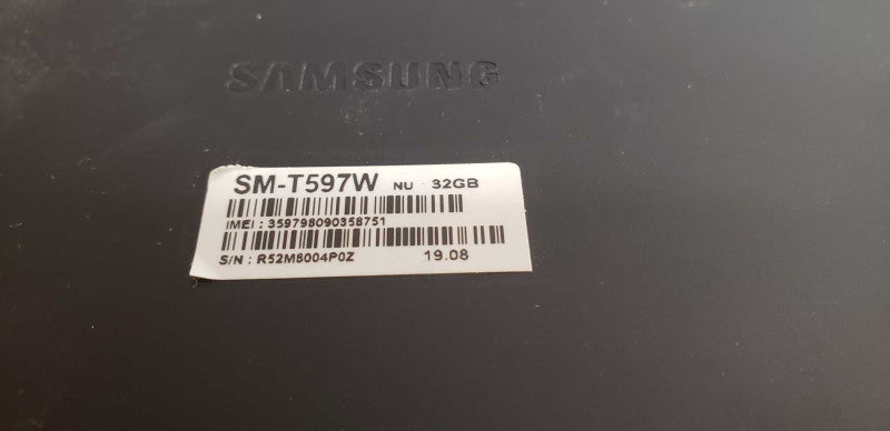 Samsung Galaxy Tablet Tab A SM-T597W 10.5\\" / 32GB Capacity #