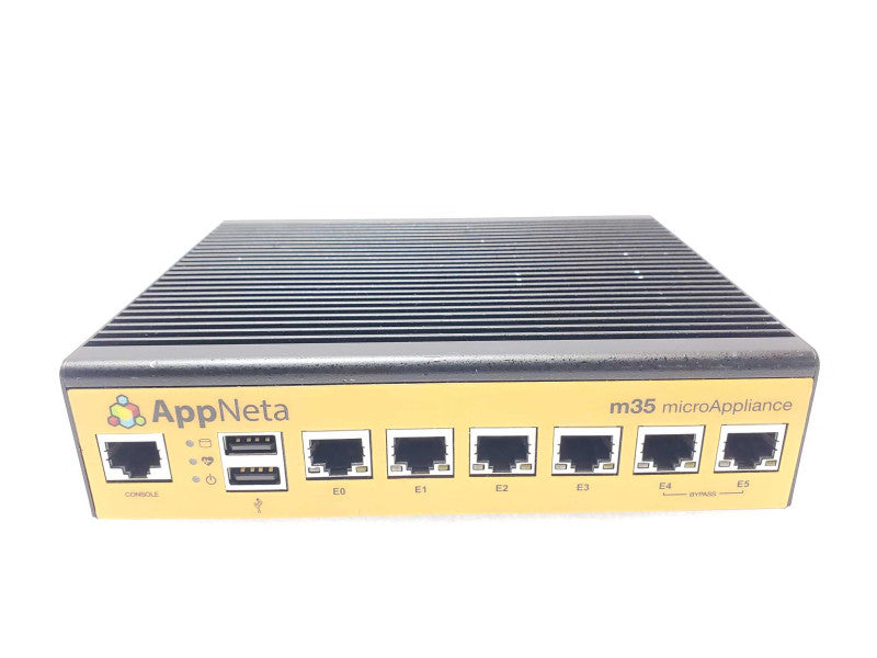 Lanner AppNeta m35 FW-7525D-AP1 Fanless Network Security Appliance, Read AS-IS _