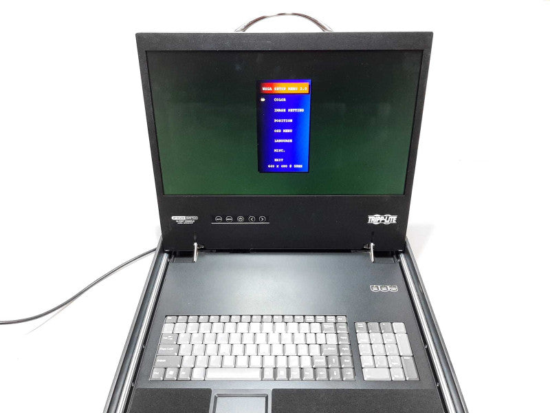 Tripp Lite NetCommander Console Cat5 KVM Switch 16-Port 19\\" B070-016-19-IP +
