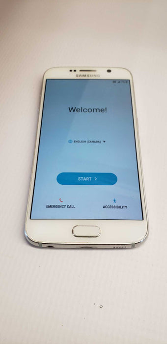 Samsung SM-G920W8 galaxy s6 32GB white 5.1\\" / See Notes #