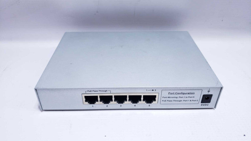 DUALCOMM, DCGS-2005, 5-PORT 10/100/1000 BASE-T ETHERNET SWITCH TAP [
