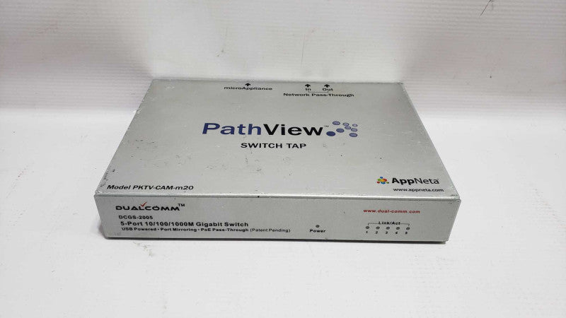 DUALCOMM, DCGS-2005, 5-PORT 10/100/1000 BASE-T ETHERNET SWITCH TAP [