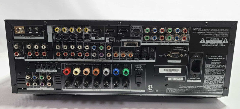 Harman Kardon AVR-354 7.1-Channel  400W A/V Receiver W/O Remote $