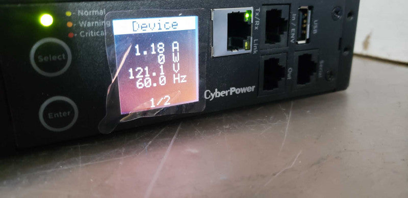 CyberPower PDU41002 Switched PDU 100-120V /20A 8 Outlets  #