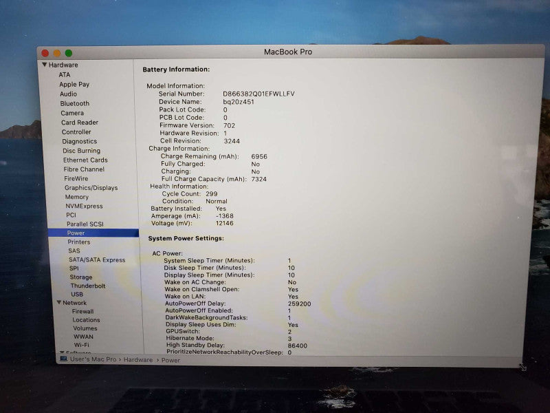 Macbook Pro 2015 15\\" Retina Core i7-4870HQ @ 2.5 GHz 16GB Ram 500GB SSD (