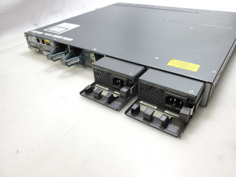 Cisco Catalyst WS-C3750X-48PF-S 48-Port PoE+ Gigabit Switch 2x 1100WAC PSU )