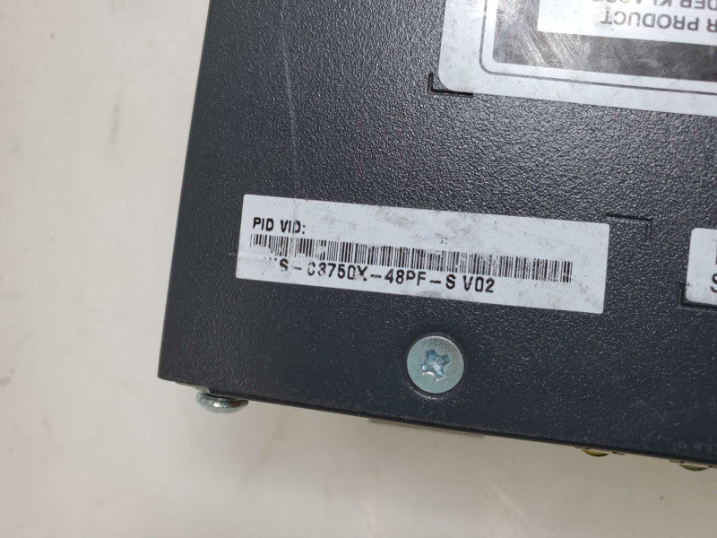 Cisco Catalyst WS-C3750X-48PF-S 48-Port PoE+ Gigabit Switch 2x 1100WAC PSU )