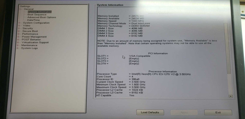 Dell Precision T1650 Xeon E3-1270 V2 @ 3.50ghz / 24gb ram / quadro 600 #