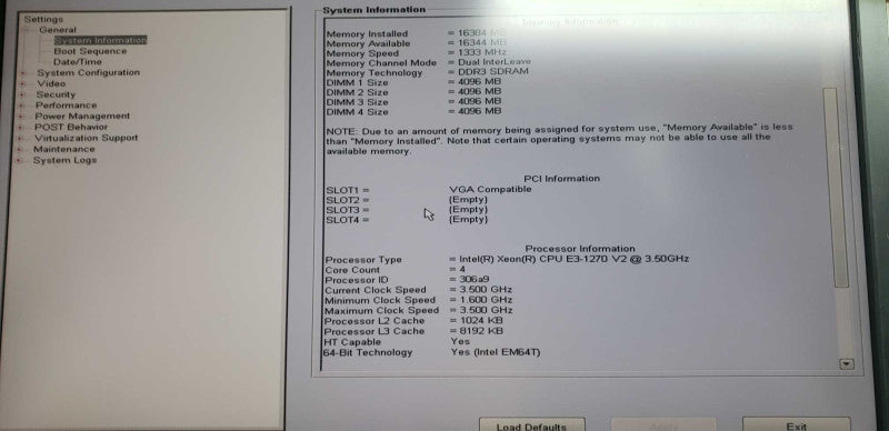 Dell Precision T1650 Xeon E3-1270 V2 @ 3.50ghz / 16gb ram / NVS 300 GPU #