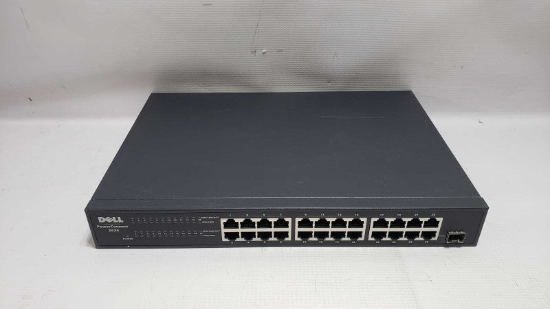 Dell | PowerConnect 2624 | 24 Port 10/100/1000 Network Ethernet Switch [