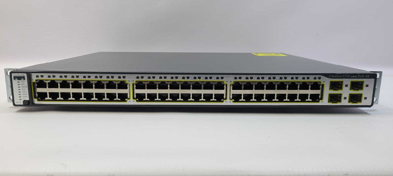 Cisco Catalyst WS-C3750-48PS-S 48-Port PoE Ethernet Switch $