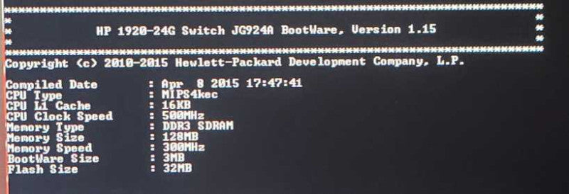 HP JG924A 1920-24G 24-Port Gigabit Ethernet 4x SFP Managed Switch $