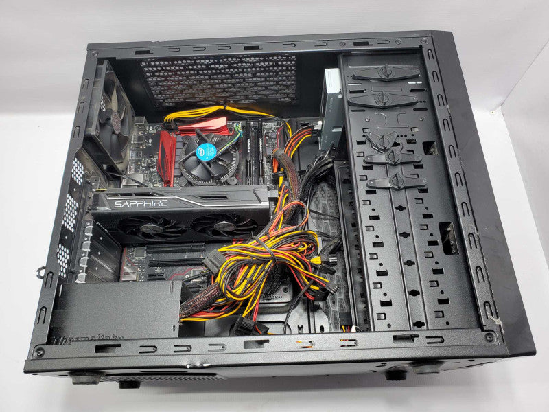 Custom PC- E3 Pro Gaming Mobo, E3-1220 V5 3.0GHz 16GB DDR4 Nitro Radeon RX 460