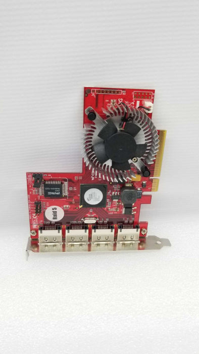 DAT Optic ESATAPCIE8 4-Channel ESATA 4ports Raid Host Controller ~