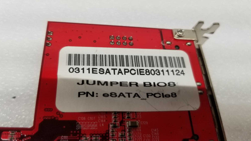 DAT Optic ESATAPCIE8 4-Channel ESATA 4ports Raid Host Controller ~