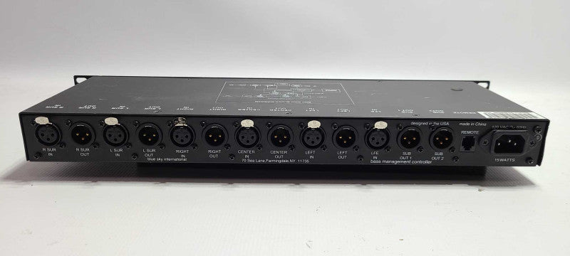 Blue Sky BMC MK III Stand-alone Bass Management Controller W/O Remote $