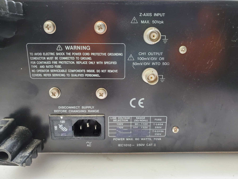 GW Analog Oscilloscope GOS-622G 20MHz _ Power-tested )
