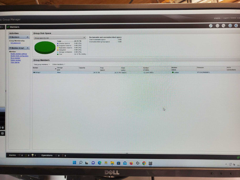 Dell EqualLogic PS4100 w/ 12x 3TB HDDs Storage, 2x Ctrl Mod 12, 2x PSU, Read _