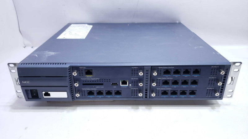 NEC CHS2U SV8100 6 Slot Expansion Chassis with Different Modules  [
