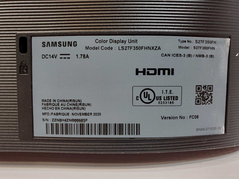 Samsung SF350 27\\" SF350 Series LED FHD, PORTS HDMI, VGA (