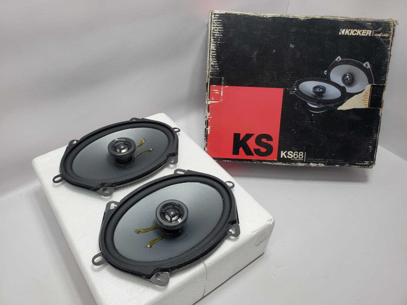 Kicker KS68 6x8\\" Coaxial Speakers (AS-IS) |