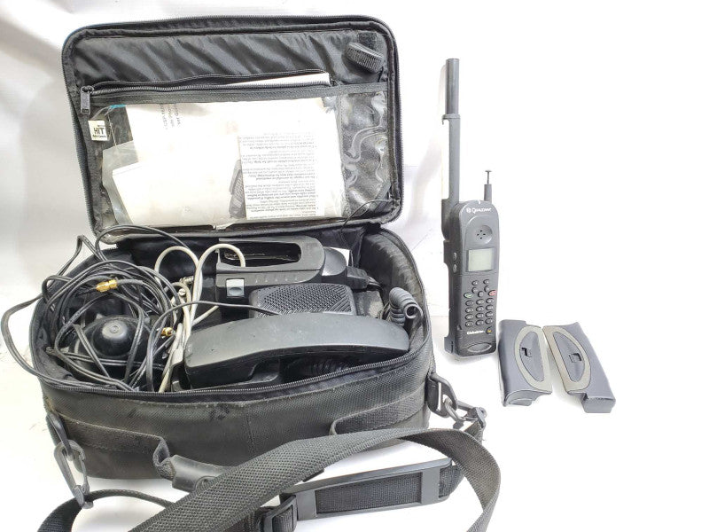 QualcommGlobalstar Satellite phone GSP 1600 w/ 2 battery and Car kit )
