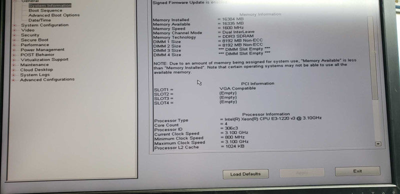 Dell Precision T1700 Xeon E3-1220 V3 @ 3.10ghz / 16gb ram / quadro K600 GPU #