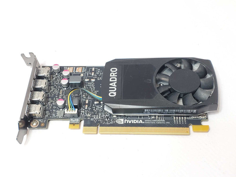 NVidia Quadro P1000 4GB GDDR5 PCIe 4x miniDP LP Graphics Video Card _