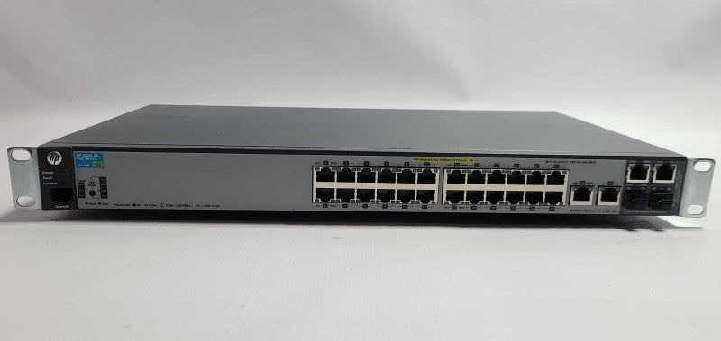HP 2520-24-PoE J9138A Switch 24-Port POE 10/100 Ethernet 2x SFP Port Gigabit Switch  $