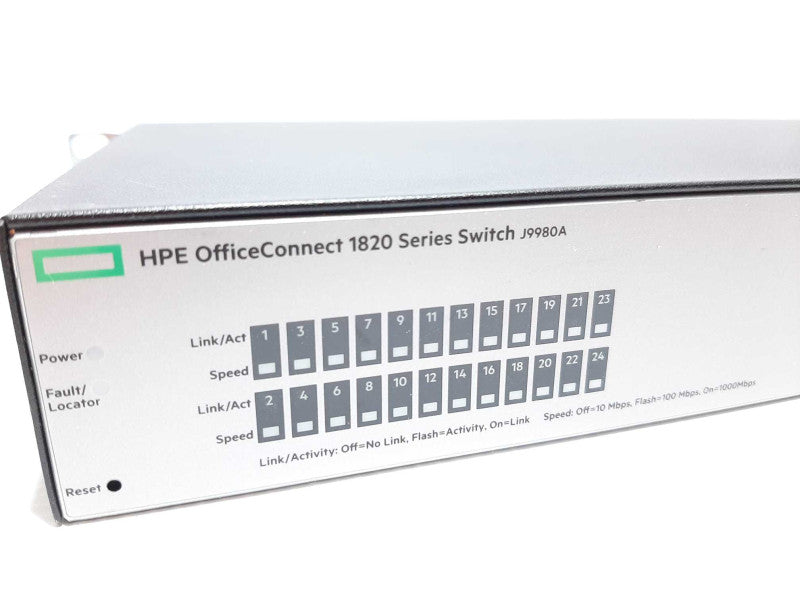 HPE OfficeConnect 1820 Series 24-Port Gigabit Ethernet Switch J9980A +