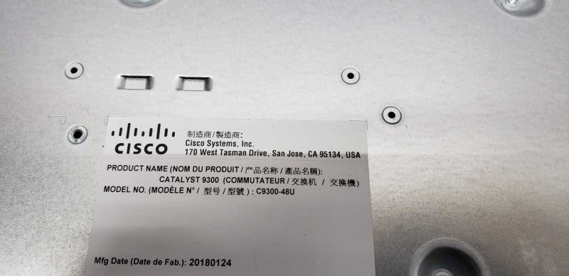 Cisco C9300-48UPOE Switch / no network module / FACTORY RESET TO DEFAULT #