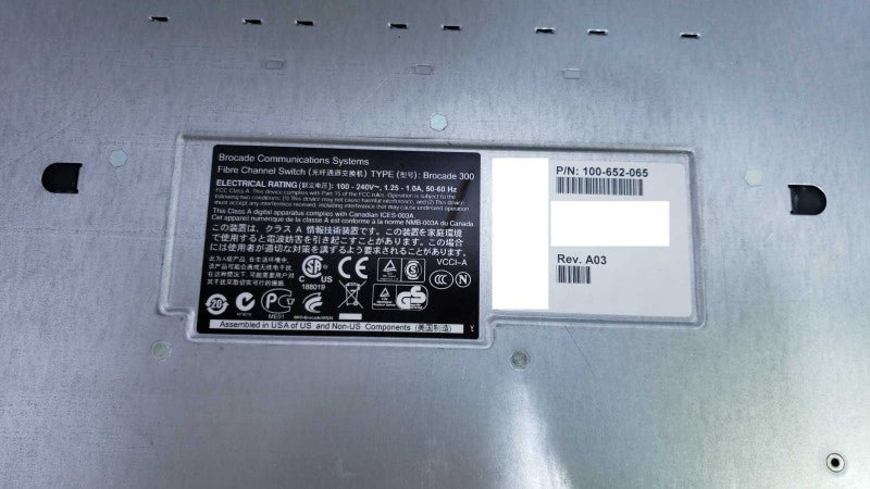 EMC DS-300B Brocade 300 24x SFP + Fiber Channel Switch [