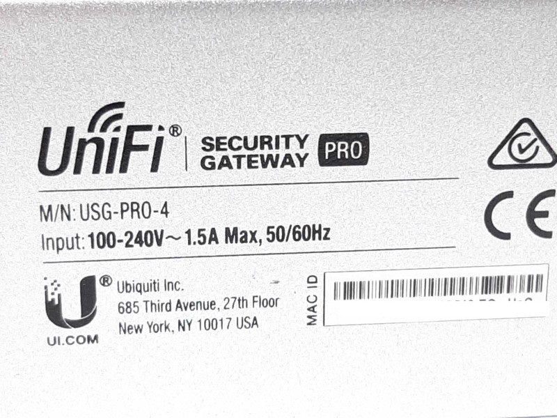 Ubiquiti Unifi Security Gateway PRO USG-PRO-4 +