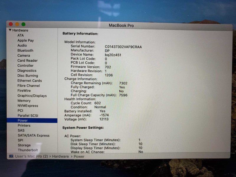 Macbook Pro 2014 15\\" Retina Core i7-4770HQ @ 2.2GHz 16GB Ram 250GB SSD (