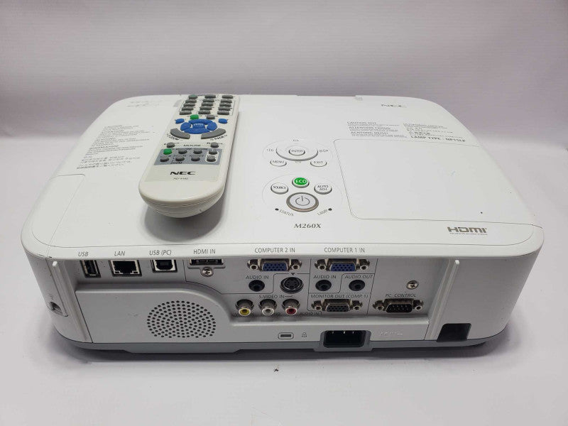NEC M260X Projector VGA/HDMI 1997Lamp Hours, with Remote |