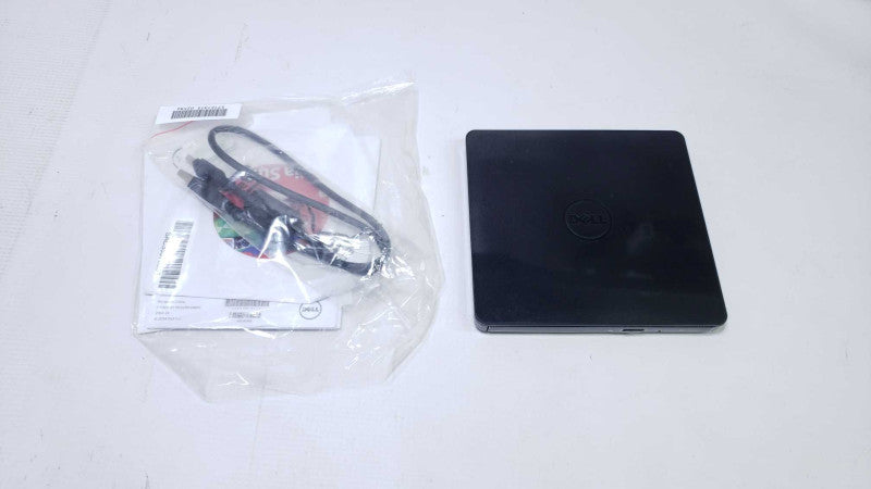Dell USB DVD Drive-DW316 , Black with cable, driver DVD, user manual  [