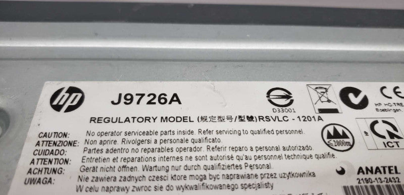HP 2920-24G 24x port gigabit switch J9726A / factory reset to default #