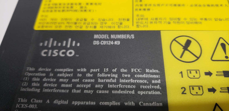 cisco ds-c9124-k9 Multilayer Fabric Switch / factory reset to default #